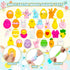 UUSYCUN 30PCS Prefilled Easter Eggs with Mochi Squishy Toys, Easter Squishies Stuffed Plastic Eggs for Easter Basket