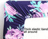 Girl Crib Sheet, Purple Flower Nursery Bed, Flower Sheets for Baby Toddler Mattress, Stretchy and Soft Premium Crib
