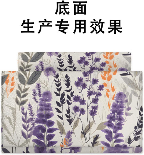 Eativisa Backpack-Multi-functional Lavender flowers Diaper Bag mother and baby bag Thermal compartment USB charging