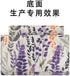 Eativisa Backpack-Multi-functional Lavender flowers Diaper Bag mother and baby bag Thermal compartment USB charging