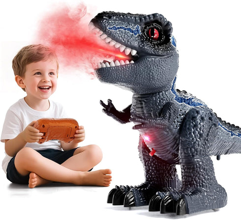 Toddlers Remote Control Dinosaur Robot Toys for Kids 3-5 5-7, RC Dinosaur