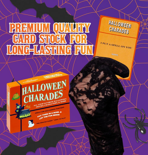 Anton Publications Halloween Charades - Ultimate Halloween Party Game for Adults and Family