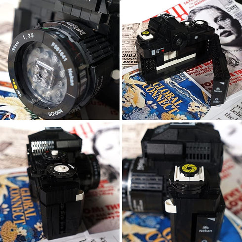Uvini Building Blocks Camera, DIY STEM Toys, Building Construction Brick Set, 627pcs Model Digital Camera