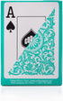 Copag Elite 100% Plastic Playing Cards, Poker Size (Standard) Jumbo Index Single Deck in Green