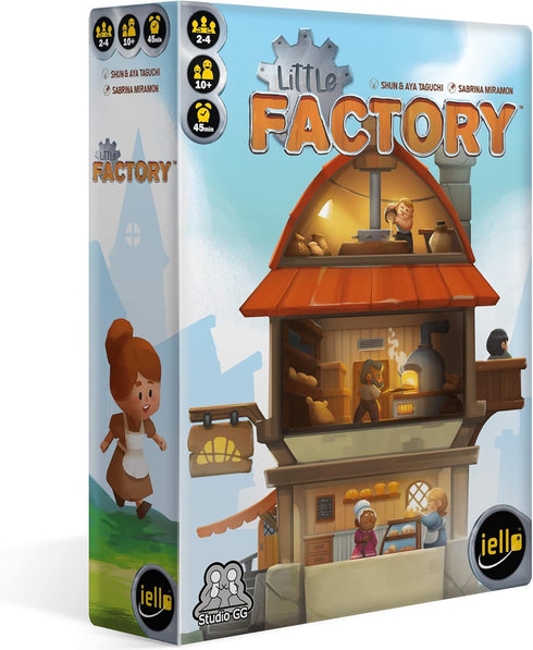 IELLO Little Factory, Resource Management & Building Card Game, Kids & Family, Ages 10+, 2-4 Players