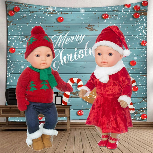 Set 17 18 Inch Set Ebuddy Doll Clothes & Accessories - Christmas Santa Costume for & Dolls, Including Xmas Tree Sweater