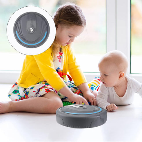 NUOBESTY Kids Toy Handheld Vacuum Cleaner Pretend Role Play Toy for Kids Toddler Infant Boys Girls Black Not