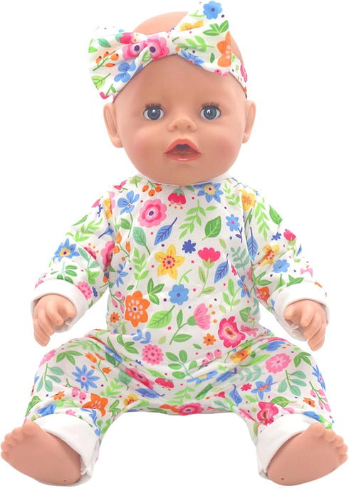 FADALEA 14-18 inch 5-Packs 14-18 inch Doll Clothes and Accessories with Headband for Doll (Not Include Doll)