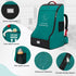 Backpack RAINSMORE Padded Car Seat Travel Bag for Airplane Heavy Duty Car Seat for Air Travel Baby Carseat Cover Bags