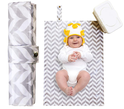 The Snug Bug Best Portable Diaper Changing Pad for Baby, Toddler, Diaper Bag, Baby Backpack,