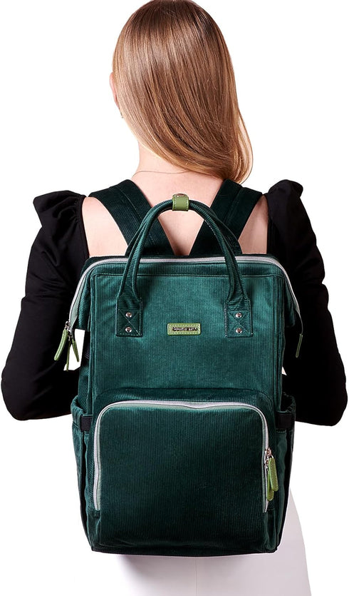 Backpack 13 SUNVENO Diaper Bag Large Capacity Baby Bag with USB Charging Changing Pad Waterproof Travel Nappy Bag