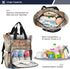 SUABO Backpack Baby Diaper Bag Watercolor Echidna Face Large Bag Waterproof Travel Diaper Bags for Moms and Dads