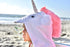 2-8 100% Hooded Baby Towel for Kids | Large Cotton Baby Towel for Girls or Boys in White | Cute Unicorn Bath Towels