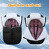Fairy Baby Winter Car Seat Cover for Babies Carseat Waterproof, Warm Car Seat Cover Baby Universal Winter Cover