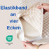 70x140 cm 3D Cooling Baby Crib Mattress Protector Oeko-TEX Certified, Breathable Knit, Ultra Soft, Washable, Elastic