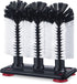 Havawish 1 Pack Water Bottle Cleaning Brush with Suction Base, 3 Head Bristle