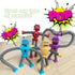 Pop Tubes Robot Toys Fidget Toy - 8 Packs Telescopic Suction Cup Robotics Toys for Toddlers
