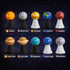 20 Pack Liberty Imports Planet Pop Jumpers for Kids, Light-Up Solar System Popper Toys with Stars & Planets, Press