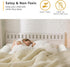 YENING 63" 2-Pack Extra Long Bed Bumpers for Toddlers Baby Foam Bed Guard Rail for Kids Bed Toddler Bed Bumper for Twin