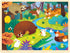 Unique Shape 24 Piece Jigsaw Puzzles for Kids Ages 3-5, Forest Animals, Wooden Puzzle with Storage Tray