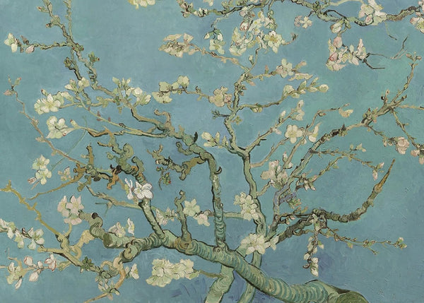 1000 Piece Puzzle for Adults - Almond Blossoms by Van Gogh - Famous Oil Painting Jigsaw Puzzles 1000 Pieces