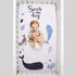NoJo Seas The Day Fitted Crib Sheet - Multi Sea Animals Blue and White, 100% Cotton Photo Op