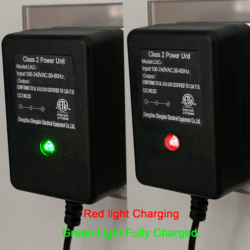 6/12/24 Volt Battery Charger for Kids Ride On Toys, Compatible with Best Choice and Kidzone Bumper (6V1A-R)