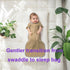 2-Pack, 100% 2-Way 3-6 Swaddle Blanket Sack Cotton Baby Sleep Sack, Arms Up Design with Zipper, Breathable Newborn