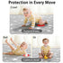 50x50 Baby Play Mat, Playpen Mat, Thick Soft Foam Playmats for Baby, Foldable and Washable Crawling Mat for Floor (Gray