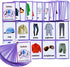 34PCS/Set English Flash Cards for Kids Educational Learning Pocket Card Toys for Children Pre-Kindergarten