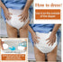 Pants(White,1 Amylove Swim Diaper Cover for Adult Reusable Diaper for Pool Washable Leak Resistant Waterproof Adult