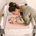 2-Pack: Pack lulumoon Mini Crib Sheets Soft Muslin Cotton and Play Sheets for Playard Mattress - Boho Floral Print