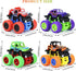 Monster Truck for Boys - 4 Pack Push and Go Friction Powered Car Toys, Inertia Pull Back Vehicle Set