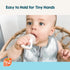 Solids/Frozen 6M+, 2-Pack RaZbaby Baby Fruit Feeder Pacifier, Infant Teether Toy BPA-Free, Safely Introduce Solids