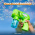 JOYIN 2 Kids Bubble Gun with 2 Bottles Bubble Refill Solution, Bubble Machine Gun for Toddlers, Summer Outdoor Gift