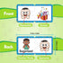 Feelings & Emotions Puzzle Cards, Social Emotional Learning Toys for Kids, Speech Therapy Games, ADHD, Autism Materials