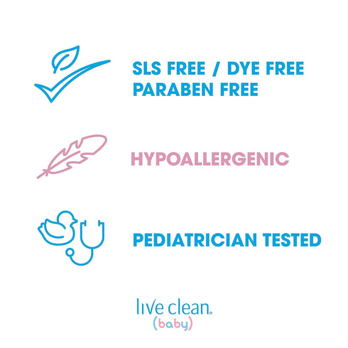 25 oz Live Clean Baby Moisturizing Baby Lotion