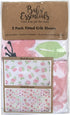 2 Pack 28x52 Standard Microfiber Fitted Crib Sheets for Baby Girl, Boy & Neutral, - (Roses & Flowers)