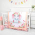 Set Set Set, Baby Crib Bedding for Girls, Soft Bedding with Comfort, Crib Skrit, Crib Sheet, Infant & Toddler Nursery