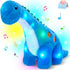 Houwsbaby 14" Blue Musical LED Dinosaur Stuffed Animal Floppy Diplodocus Plush Toy