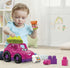 Mega BLOKS First Builders Toddler Building Blocks Toy Set, Catie Convertible with 6 Pieces and Storage, Pink