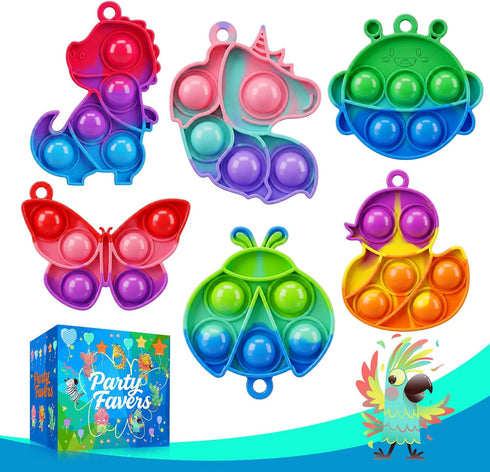 nobasco 8-12 4-8, 240 Pack Party Favors for Kids Fidget Toys for Adults, Christmas Stocking Stuffers Goodie Bags School