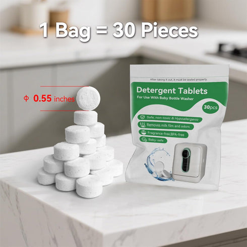 150 Momcozy, ICUIRE PCS Baby Bottle Washer Detergent Tablets Compatible with Baby Brezza, GROWNSY for All Brands Baby
