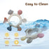 Wenobby 3 Packs 0-6 6-12 Teether Rings for Months Babies, Teething Toys with Pacifier Clip Holder, Baby Chew Toys