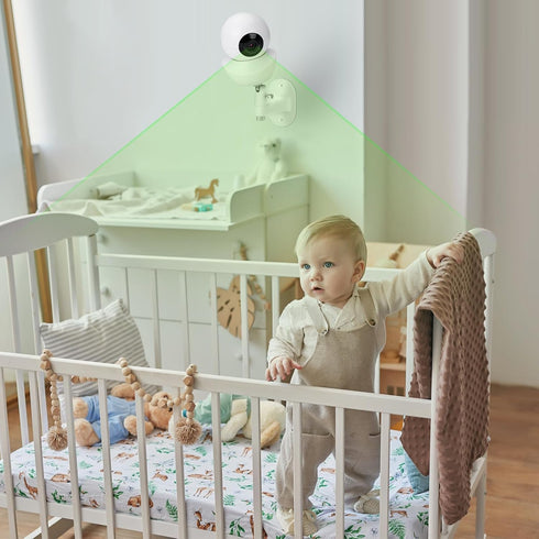 Baby Camera Wall Mount Compatible with Babysense V43/HDS2/V24R, Adjustable Baby Monitor Holder for Easy Installation