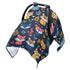 Dalzium Cute Wild Animals Fox Car Seat Cover Baby, Carseat Canopy Cover for