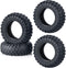 4PCS Rubber Micro RC Tires, 42mm for Kyosho Mini Z 4x4 Tires, 1/18 Scale, 1/24 Scale