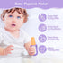 MORLIKE Baby Popsicle Molds Set, Homemade Breastmilk Popsicle Molds for Led Weaning, BPA Free Ice Pop Molds for Baby Teething Relief, Easy Release Silicone Freezer Tray for Fruit Ice Cube (Purple)