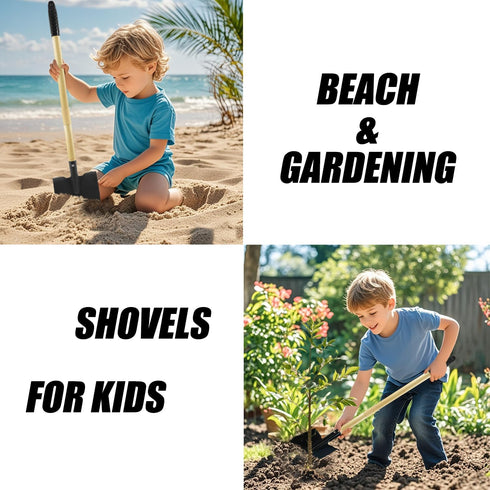 3-10, 28 2PACK Kids Beach Shovels for Digging Sand, Garden Tools for Kids Outdoor Gardening Toys Gifts for Boys Girls