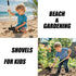 3-10, 28 2PACK Kids Beach Shovels for Digging Sand, Garden Tools for Kids Outdoor Gardening Toys Gifts for Boys Girls